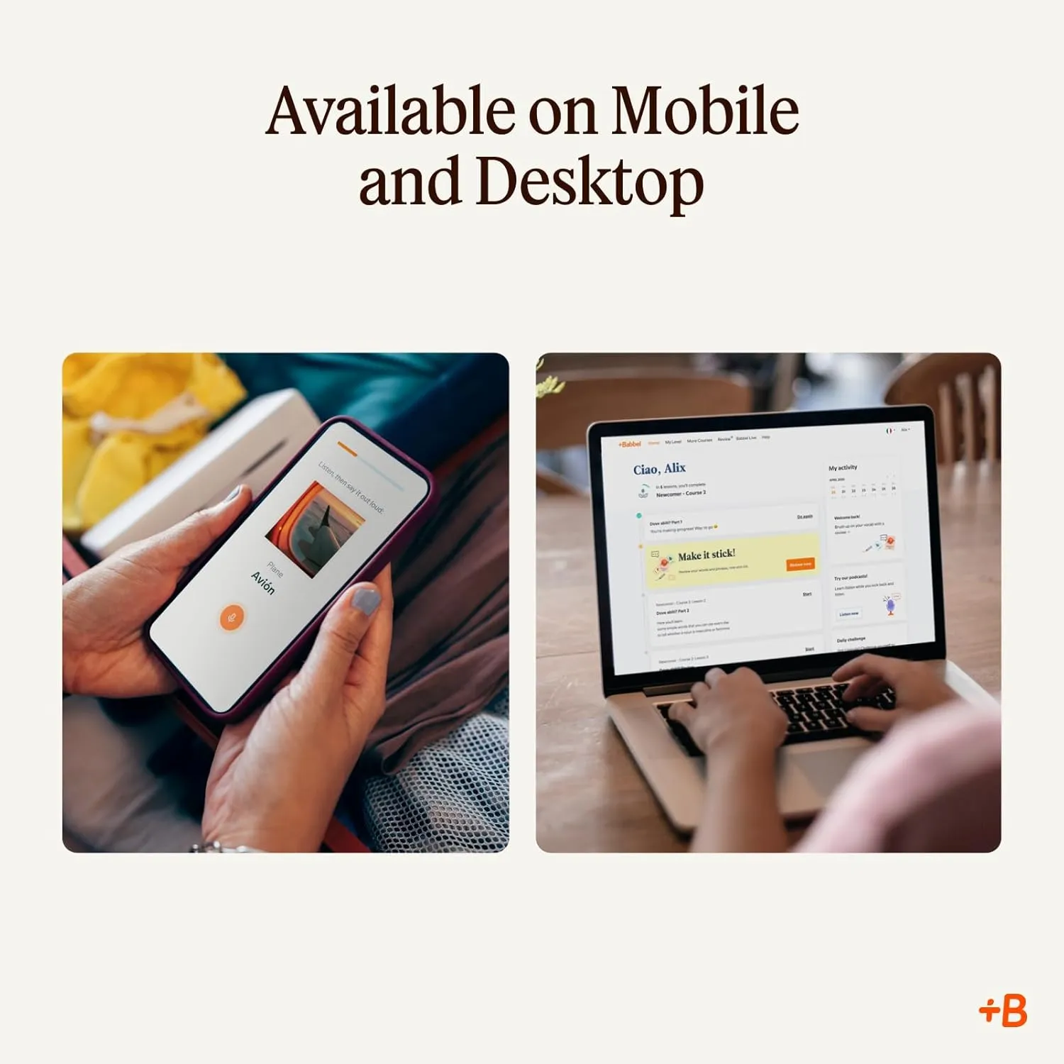 Babbel Language Learning Software - Learn to Speak Spanish, French, English, & More - All 14 Languages Included, Audio Lessons - Compatible with iOS, Android, Mac & PC (12 Month Subscription)