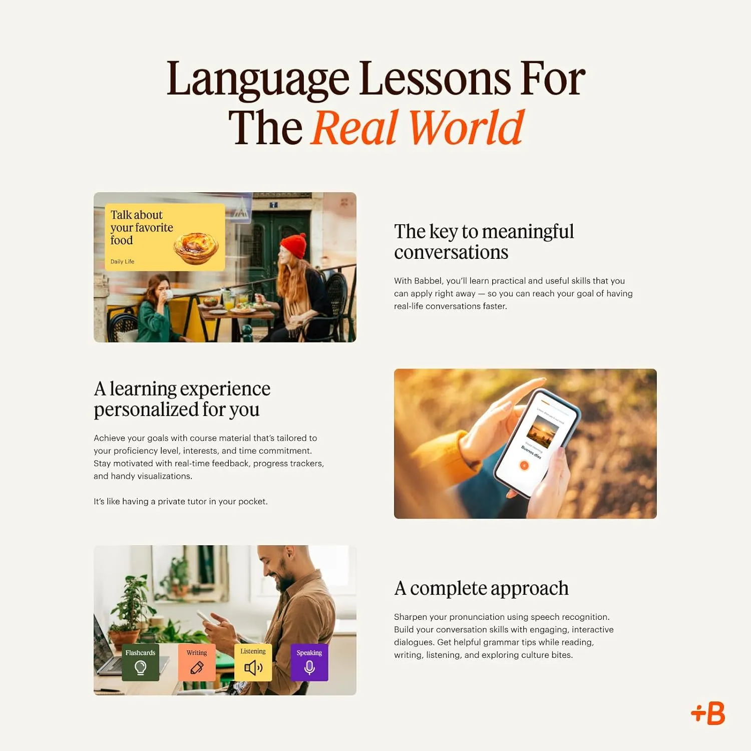 Babbel Language Learning Software - Learn to Speak Spanish, French, English, & More - All 14 Languages Included, Audio Lessons - Compatible with iOS, Android, Mac & PC (12 Month Subscription)