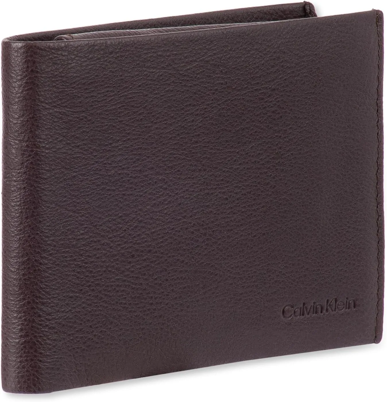 Calvin Klein Men's RFID Leather Minimalist Bifold Wallet