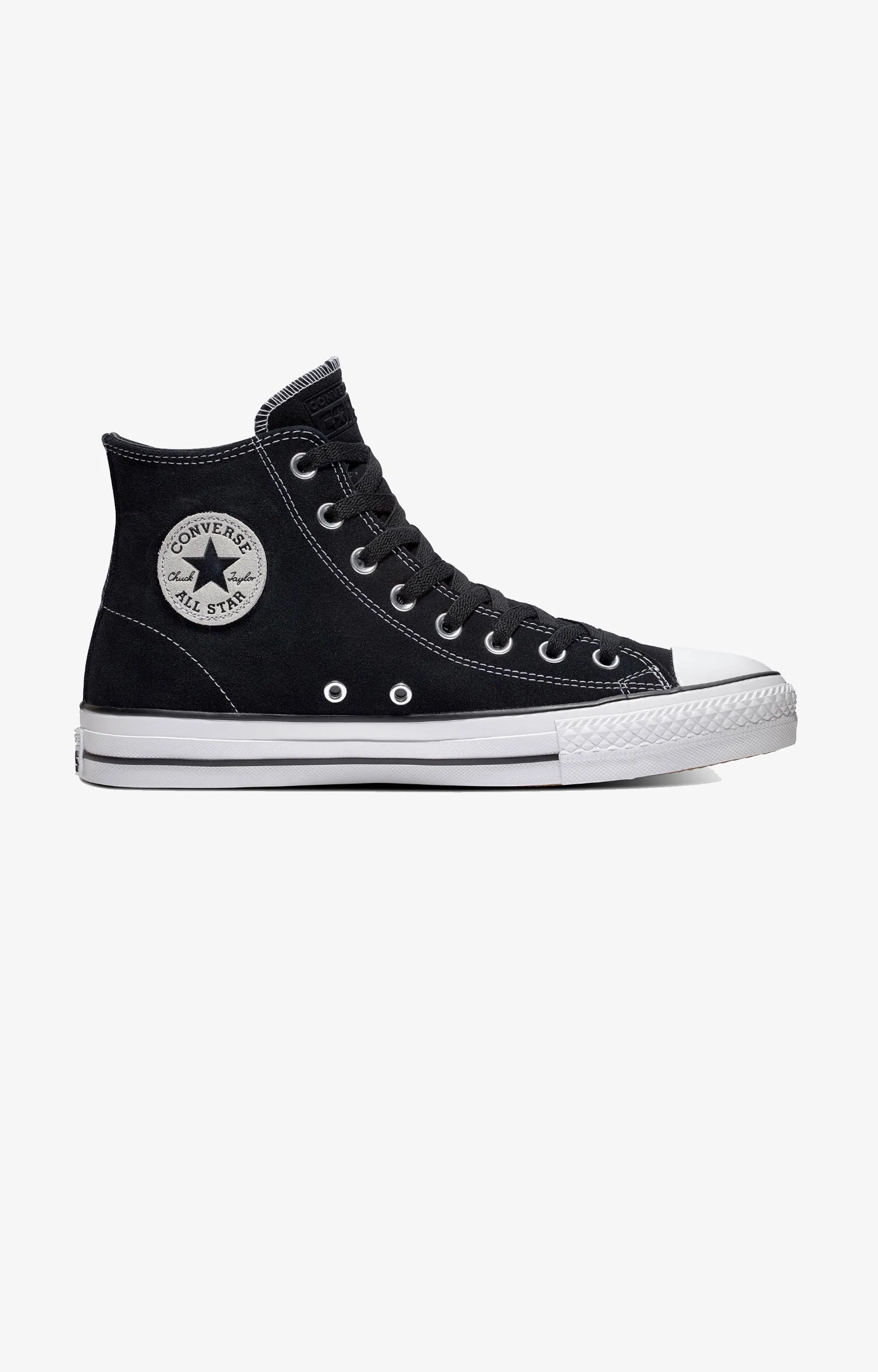 Converse CTAS Pro High Suede Shoe, Black