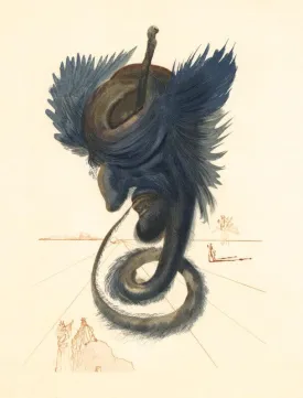 Hell Canto 27 (The Divine Comedy) By Salvador Dali - Framed Prints