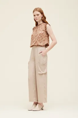 Satin Side Pocket Pants