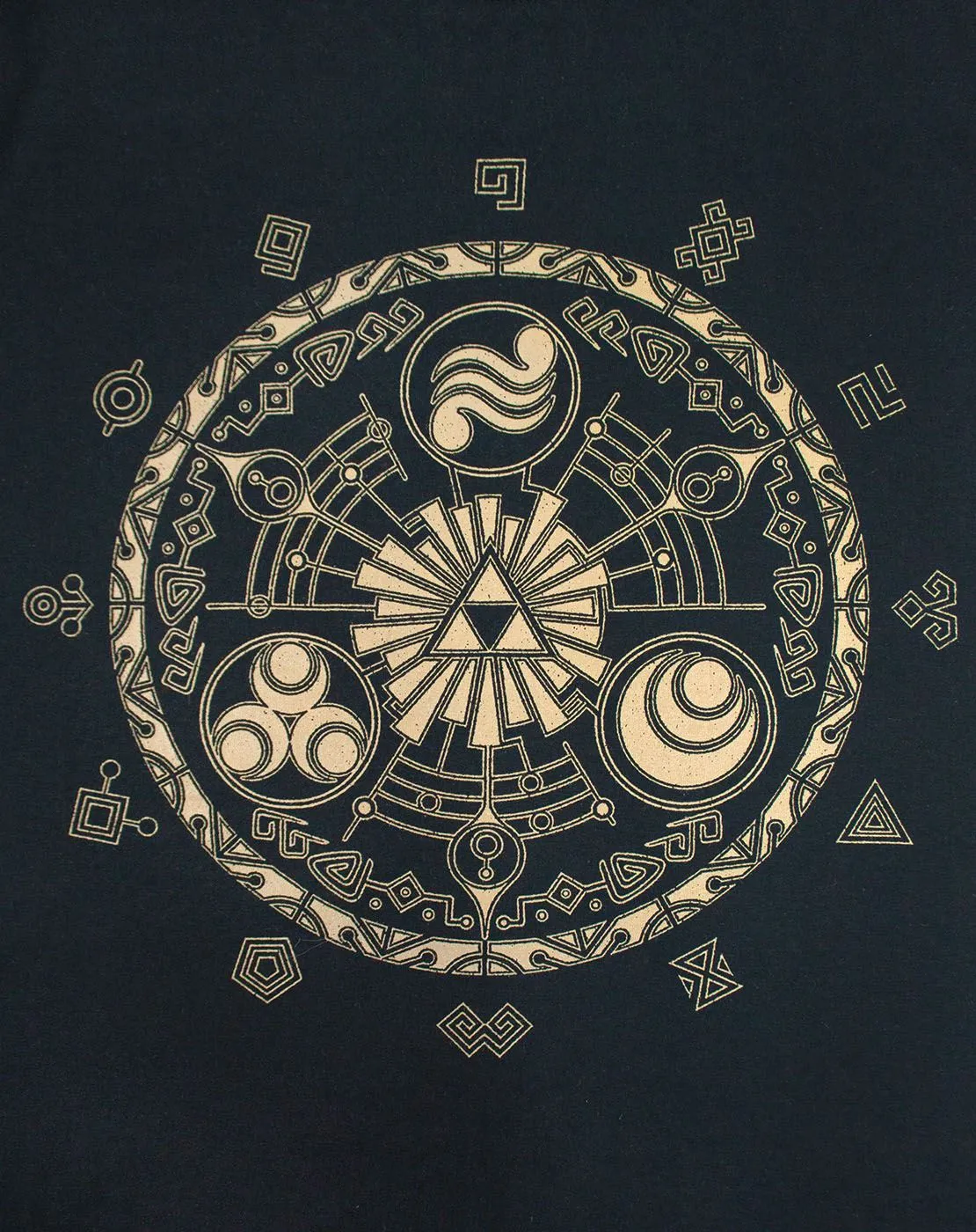 The Legend Of Zelda Runes Men's Black T-Shirt